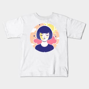 Eclipse girl Kids T-Shirt